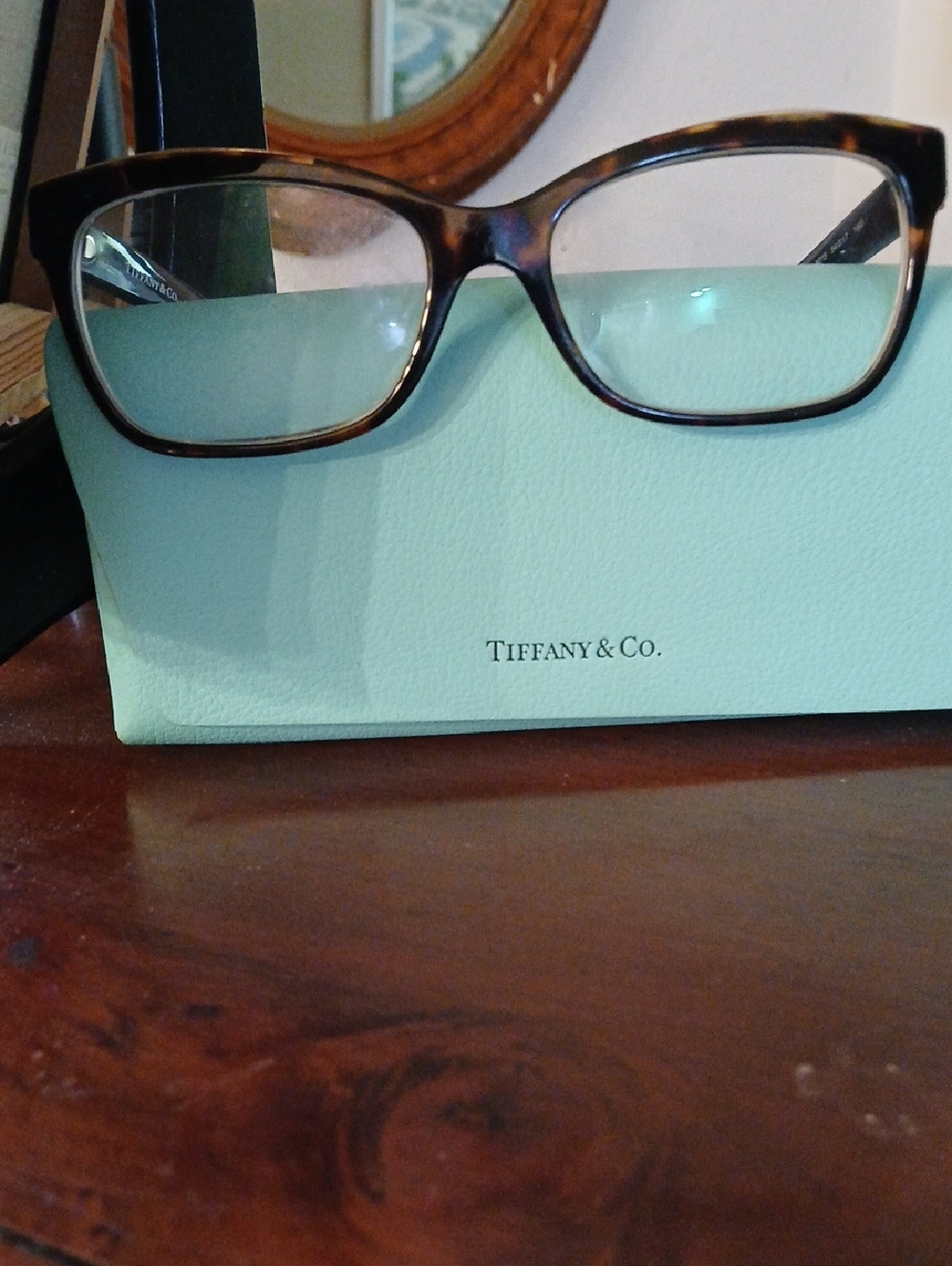 Tiffany & Co. Glasses + Signature Blue Sunglasses Case
